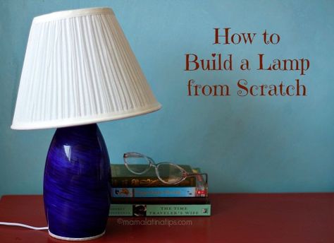 How to build a lamp from scratch How To Build A Lamp, Diy Bedside Lamp, House Needs, Make A Lamp, Smarty Pants, Diy Upcycle, Small Table Lamp, Touch Lamp, Diy Lamp