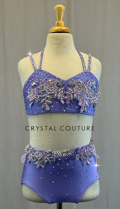 Pretty Dance Costumes, Dance Things, Trio Costumes, Sequin Jewelry, Dance Comp, Costumes Couture, Dance Competition Costumes, Lavender Tops, Competition Costumes