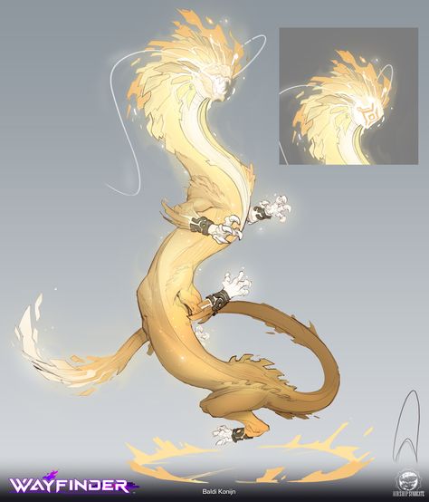 ArtStation - Wayfinder Creatures and Monster Concepts Fire Creature Concept Art, Cccat Species, Magical Creatures Drawings, Fire Concept Art, Horse Monster, Ethereal Dragon, Monster Human, Monsters Rpg, Dragon Adventures