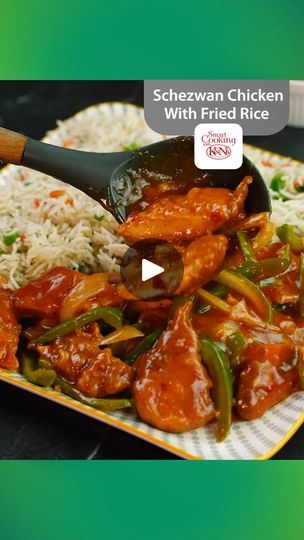 Schezwan Chicken, Smart Cooking, One Pot Meals, Chinese Food, Fried Rice, Food And Drink, Cooking Recipes, Audio, Chicken