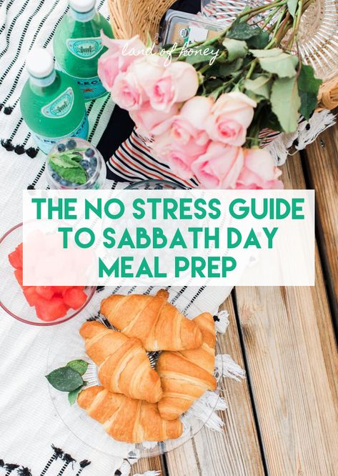 No prep time? No problem! The No Stress Guide to Meal Prep for the Sabbath | Land of Honey Sabbath Food Ideas, Shabbat Preparation Day, Shabbat Meal Ideas, Sabbath Dinner Ideas, Sabbath Meal Ideas, Sabbath Preparation Day, Christian Hanukkah, Shabbat Breakfast, Sabbath Preparation