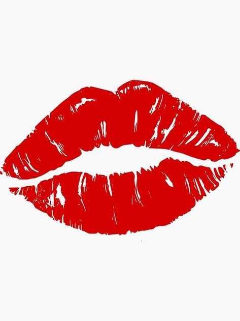 Kiss Lip Tattoos, Red Lips Tattoo, Lip Print Tattoos, Red Lipstick Kisses, Lips Tattoo, Kiss Tattoos, Catrina Tattoo, Lip Logo, Lipstick Kiss