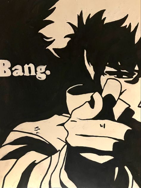 Cowboy Bebop Stencil, Cowboy Bebop Black And White, Cowboy Bebop Drawing, Cowboy Bebop Aesthetic, Cowboy Bebop Art, Ed Cowboy Bebop, Cowboy Bebop Poster, Welding Hood, Hard Images