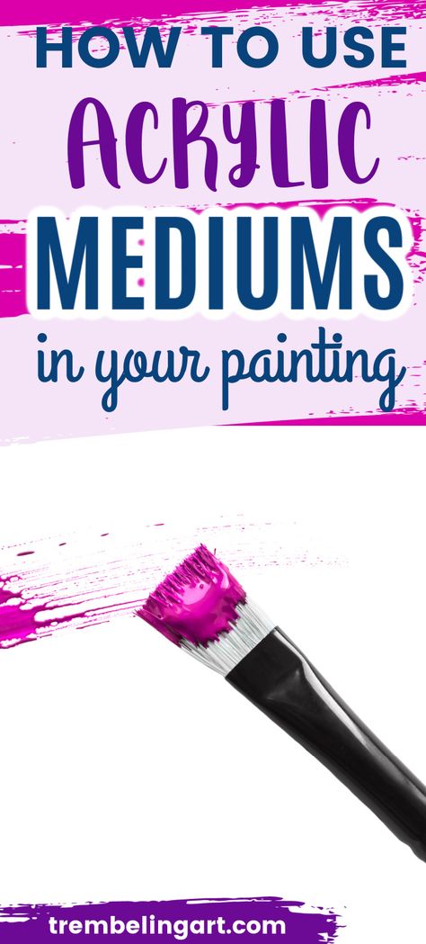 Acrylic Paint Mediums, Paint Making, How To Make Something, Acrylic Tips, Glossy Paint, Paint Techniques, Acrylic Artists, Acrylic Painting Tips, Acrylic Pouring Art