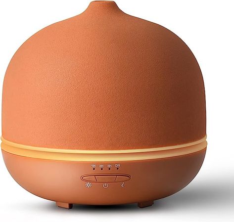 Amazon.com: Wanlola Stone Diffusers for Essential Oils Large Room,500ml Handmade Ceramic Diffuser with 4 Timer & 10 Ambient Light Settings,Terracotta Aromatherapy Diffuser for Home Office : Health & Household Diffusers For Essential Oils, Ceramic Diffuser, Office Health, Aromatherapy Diffuser, Ambient Light, Aromatherapy Diffusers, Essential Oil Diffuser, Oil Diffuser, Ambient Lighting