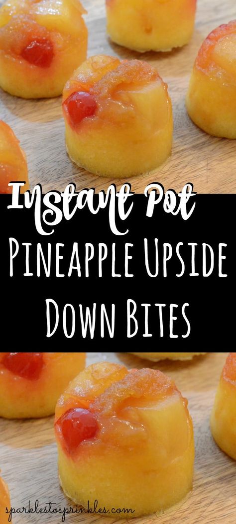 Instant Pot Simple Recipes, Instant Pot Bbq Pulled Pork, Cake Bites, Almond Joy, Pineapple Upside, Pineapple Upside Down Cake, Pineapple Upside Down, Egg Bites, Bbq Pulled Pork