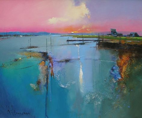 Light Trail, Walberswick by Peter Wileman FROI RSMA FRSA Peter Wileman, Ocean Landscape Painting, Bristol England, Amazing Artists, Lime Tree, Light Trails, Abstract Pictures, Abstract Expressionism Painting, Abstract Art Landscape