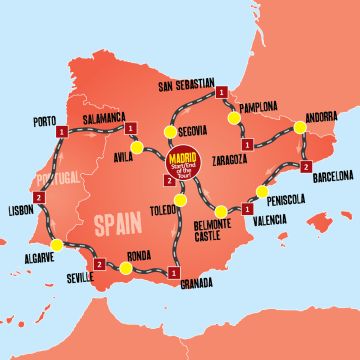 Spain Road Trip, Backpacking Spain, Explorer Map, Spain Tour, Spain Itinerary, Spain Culture, Solo Travel Destinations, Spain Portugal, Spain Holidays