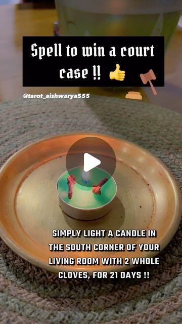 AISHWARYA NAGPAL on Instagram: "START FROM ANY SATURDAY & DO IT REGULARLY FOR NEXT 21 DAYS, WITH COMPLETE FAITH & POSITIVITY 🙏😇🧿 USE ANY WHITE OR GREEN COLOUR TEA LIGHT CANDLE ! 

Let it burn completely & discard !! Make sure that both the cloves should be whole with its crown on the top, avoid using the broken ones !

#manifestation #lawofattraction #bayleaf #reels #reelsinstagram #explorepage #gratitude #gratitudejournal #motivation #growthmindset #spiritualawakening #abundance #positivity #goodvibes #hope  #bhfyp #viral #tarot #uae #love #instagood #spirituality #life #fengshuitips #manifest #manifestationmagic #win #tips #trending" Let It Burn, Feng Shui Tips, Light Candle, Green Colour, Gratitude Journal, 21 Days, Spiritual Awakening, Growth Mindset, Tea Light Candle