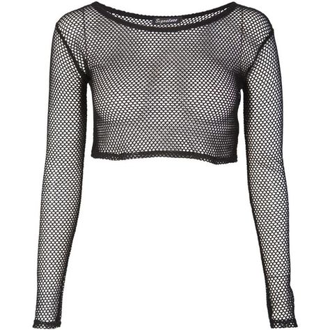 Fishnet Crop Top (£8.99) ❤ liked on Polyvore featuring tops, shirts, crop tops, long sleeves, checkered long sleeve shirt, long sleeve tops, fishnet shirt, shirt crop top and long sleeve shirts Fishnet Long Sleeve Top, Fishnet Shirt, Fishnet Crop Tops, Shirts Crop Tops, 일본 패션, Shirts Crop, Fishnet Top, 2000s Outfits, Uk Clothing