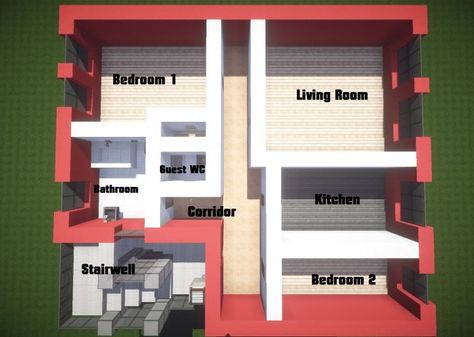 Minecraft Garage, Guest Wc, Case Minecraft, Teknologi Futuristik, Corridor Kitchen, Rumah Minecraft Sederhana, Minecraft Mansion, Minecraft Things, Minecraft Houses Blueprints