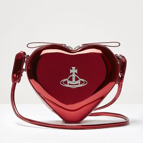 𝓱𝓯 on Twitter: "vivienne westwood mirror heart bag… " Heart Crossbody Bag, Vivienne Westwood Bags, Vivienne Westwood Jewellery, Heart Shaped Bag, Stella Mc, Heart Bag, Pretty Bags, Cute Bags, Fashion Killa