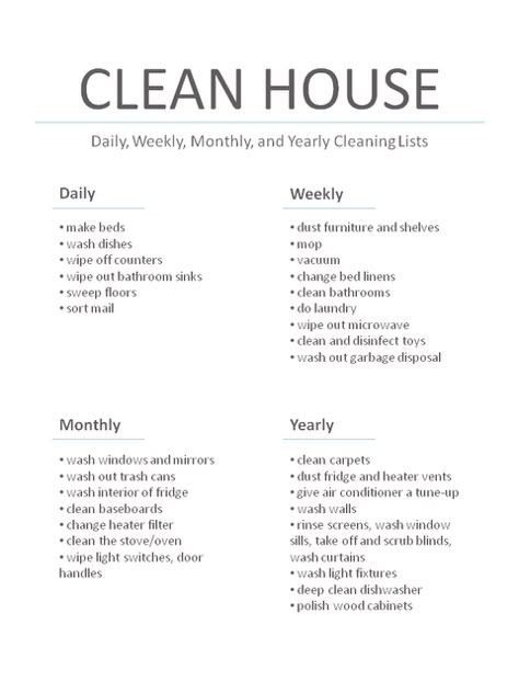 Master Cleaning List : Printable Yearly Cleaning List, Cleaning List Printable, Cleaning And Organization, Cleaning List, Cleaning Organization, Cleaning And Organizing, Cleaning Schedule, Cleaning Ideas, Clean Home