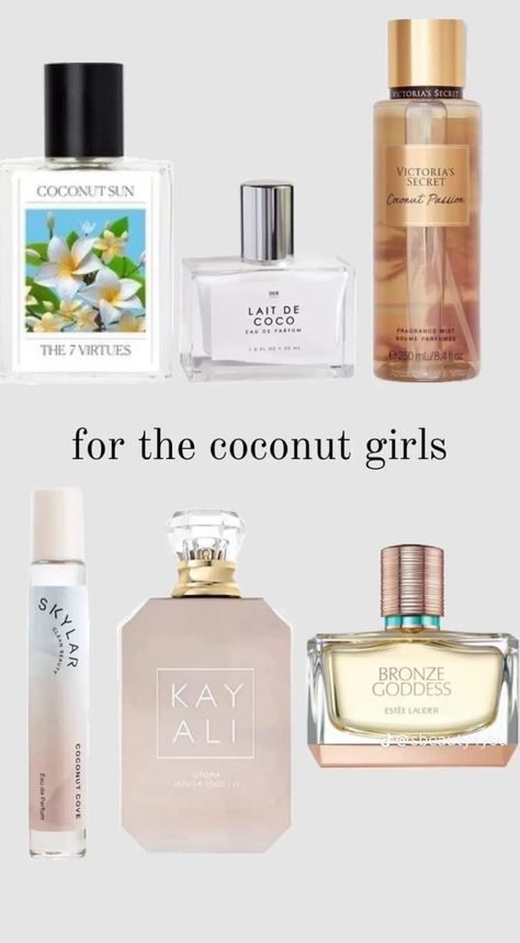 Coconut Perfume, Fragrance Lab, Different Scents, Fragrances Perfume Woman, Perfume Collection Fragrance, Bath And Body Works Perfume, Shower Skin Care, Body Smells, Perfume Scents