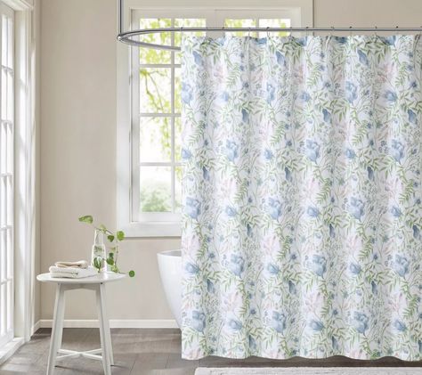 Dorm Stuff, Floral Shower Curtain, Cotton Shower Curtain, Floral Shower Curtains, The Company Store, Ashley Furniture Homestore, Farmhouse Charm, House Projects, Big Kid