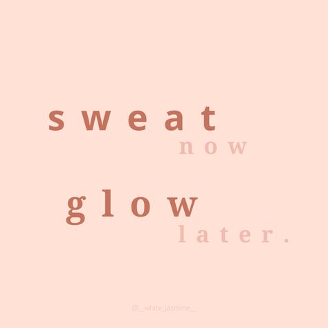 Sweat Now Glow Later, Sweat Quotes, Love Sweat Fitness, It Aesthetic, Dream Vision Board, Motivational Sticker, Tshirt Art, 2024 Vision, Crash Course