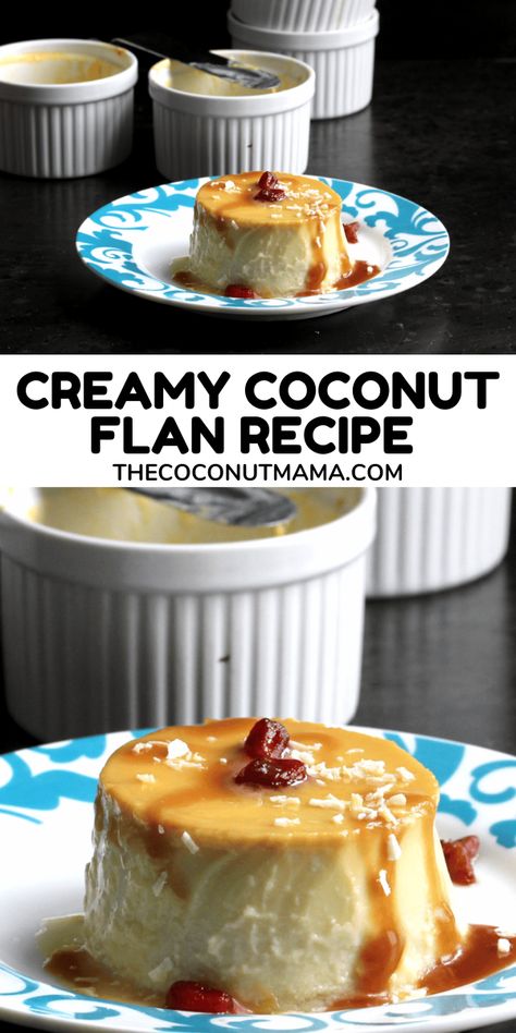 Coconut Flan Recipe, Caramel Recipe Easy, Flan Dessert, Coconut Flan, Boricua Recipes, Flan Recipe, Mexican Dessert, Caramel Recipes, Food Ingredients