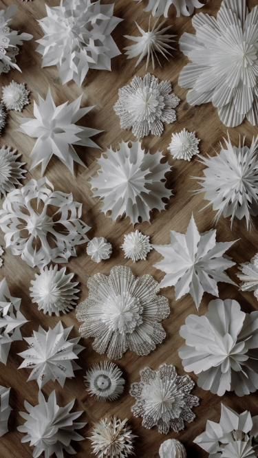 Paper Snowflake Patterns, Paper Snowflakes Diy, Paper Christmas Ornaments, Noel Diy, Diy Paper Crafts Decoration, Paper Snowflakes, Paper Crafts Origami, Holiday Crafts Christmas, Paper Stars