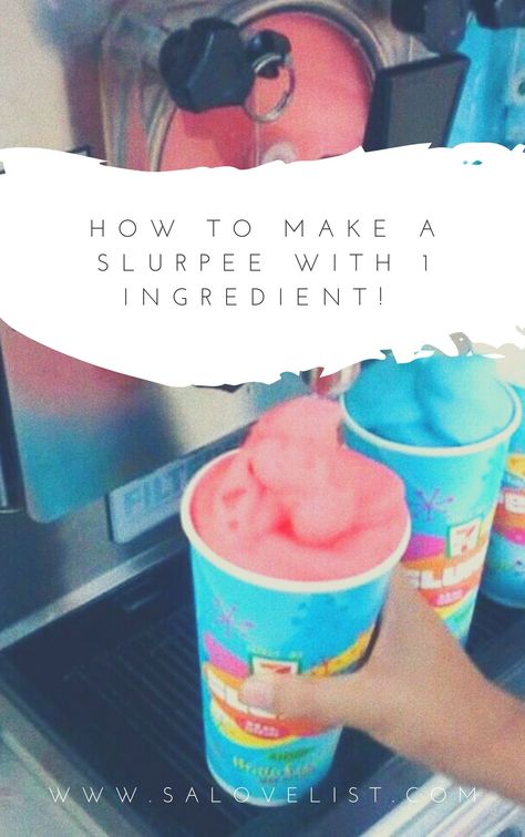 How to Make a Slurpee with 1 Ingredient! — san antonio love list How To Make A Slurpee At Home, How To Make A Slurpee, Slush Machine Recipes, How To Make A Slushie, How To Make Slushies, Slurpee Machine, Homemade Slushies, Healthy Blender Recipes, Diy Juice