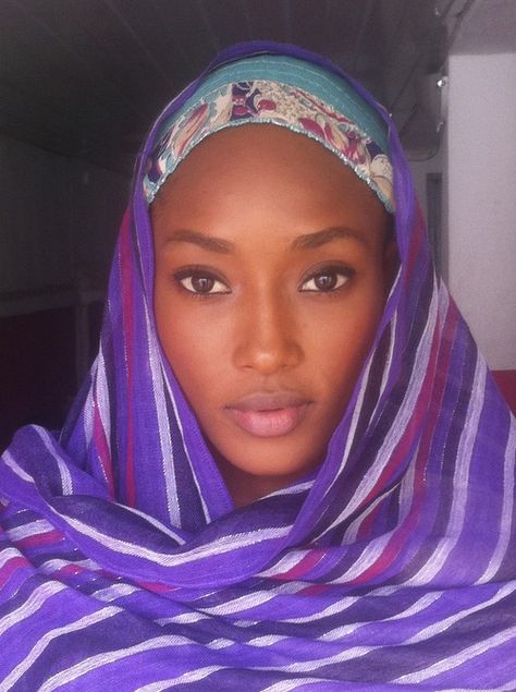 allbeautifulblackgirls:  More beautiful Black girls here African People, African Girl, Fashion Illustrator, African Culture, African Beauty, Niqab, Beautiful Hijab, West Africa, African Women