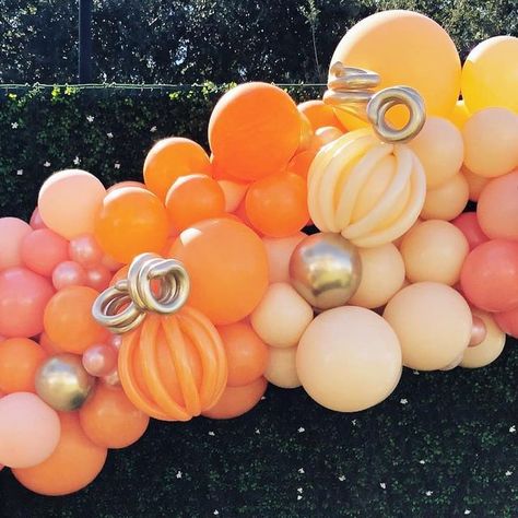 MINGLE 30A on Instagram: "The cutest fall themed backdrop and arch today for the Pumpkins & Primrose event at @thehendersonfl (swipe to see more 👉🏻) // YES we added balloon pumpkin accents & YES they were a huge hit! Thank you to @proffittpr and to the Henderson for another amazing sip n shop afternoon. 🥂 🍁 🎃 #destinballoons #30Aballoons #balloonstylist #eventplanner #eventdecor #balloons #balloongarland #balloonarch #organicballoons #balloondecor #balloonideas #falltheme #fall #pumpkinballoons #photobackdrop #photobooth . . . . @epicphoto.co  @thedestincommons  @sonder_project  @proffittpr" Pumpkin Balloon Arch, Ombre Balloon Garland, Fall Balloon Arch, Fall Balloon Garland, Balloon Pumpkin, Vendor Booth Display, Balloon Wreath, Halloween Balloon, Vendor Booth