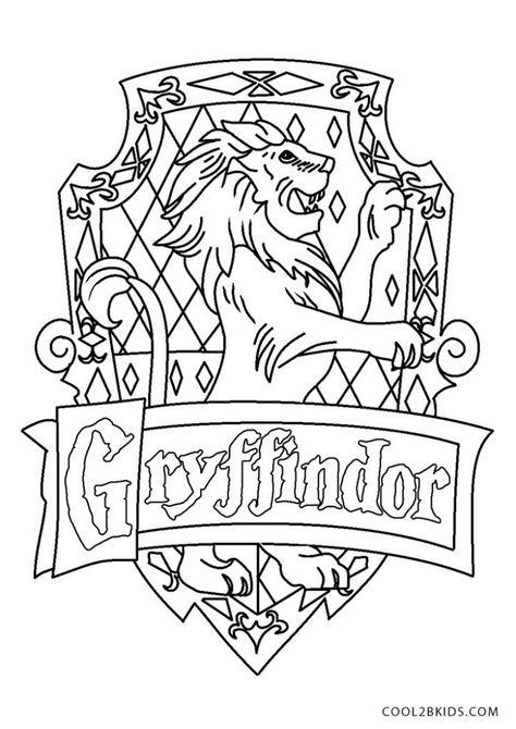 Free Printable Harry Potter Coloring Pages For Kids Harry Potter Gryffindor Logo, Harry Potter Kawaii, Harry Potter Weihnachten, Printable Harry Potter, Harry Potter Coloring Book, Harry Potter Coloring Pages, Daycare Curriculum, Harry Potter Printables Free, Harry Potter Free