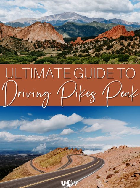 Colorado Pikes Peak, Piles Peak Colorado, Colorado Family Vacation, Colorado Springs Vacation, Tips For Driving, Colorado National Parks, Pikes Peak Colorado, Denver Travel, Colorado Travel Guide