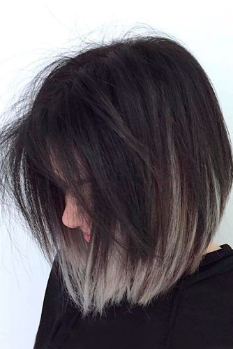 Grey Ombre Hair Ideas to Rock this Year ★ See more: http://lovehairstyles.com/grey-ombre-hair-ideas/ Grey Ombre Hair, Short Ombre Hair, Latest Hair Color, Grey Ombre, Trendy Hair Color, Short Hair Color, Grey Hair Color, Ombre Hair Color, 짧은 머리