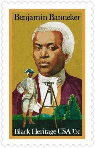 Benjamin Banneker (Inventor) Benjamin Banneker, African American History Month, Usa Stamps, Black Heritage, Postage Stamp Collection, Commemorative Stamps, Forever Stamps, Postage Stamp Art, Postal Stamps