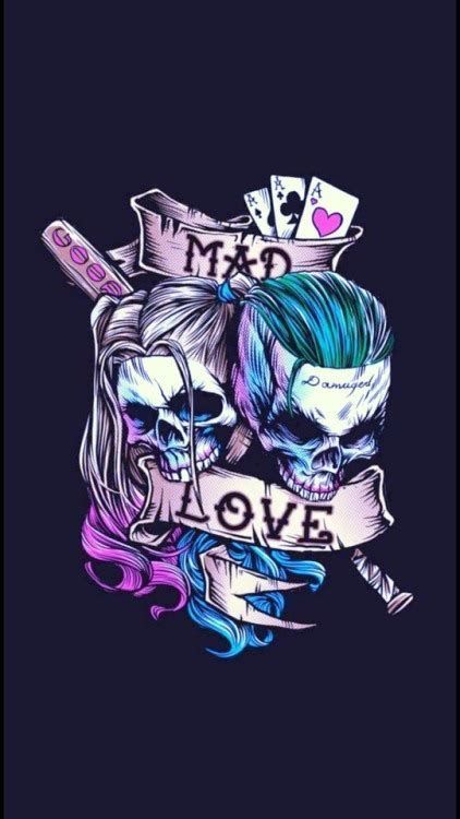 Quin Harley, Joker Tumblr, Joker Quotes Wallpaper, Joker And Harley Tattoo, Harley Tattoos, Harley Quinn Tattoo, Harley And Joker Love, Der Joker, Joker Images