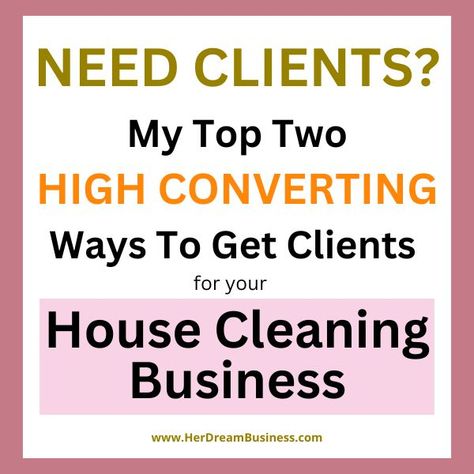 House Cleaning Business, Cleaning Flyers, Advertising Methods, Get Clients, Information Overload, Leaflet Design, How To Get Clients, House Cleaning Services, Cleaning Business