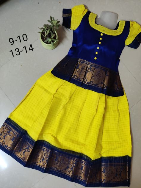 Parkar Polka For Kids, Parkar Polka, Kids Long Skirts, Pavadai Sattai, Silk Skirts, Lace Blouse Design, Kids Party Wear Dresses, Blouse Designs High Neck, Pattu Pavadai