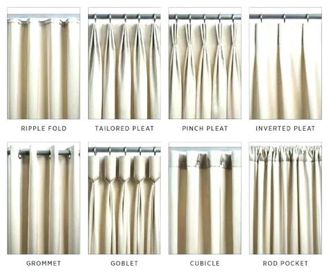 Guide to buying Ready-Made Curtains – Handa Crafts and Curtains Types Of Curtain Pleats, Ripple Fold Drapes, Ludlow Vermont, Pinch Pleated Curtains, Ripplefold Curtains, Ripplefold Draperies, Industrial Chic Interior, Custom Curtain Rods, Ideas Cuarto