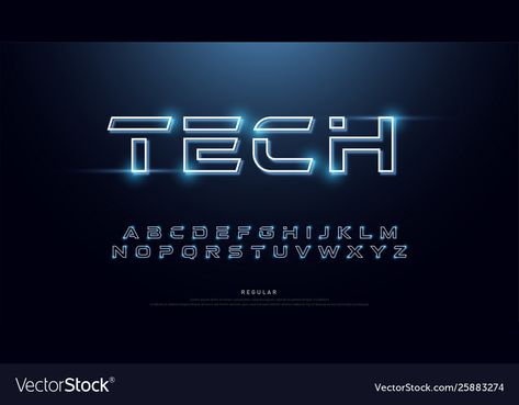 Logo Design Futuristic, Futuristic Typography Design, Branding Mood Board Inspiration, Neon Font, Futuristic Typography, Neon Typography, Space Concept, Match Font, Advanced Typography