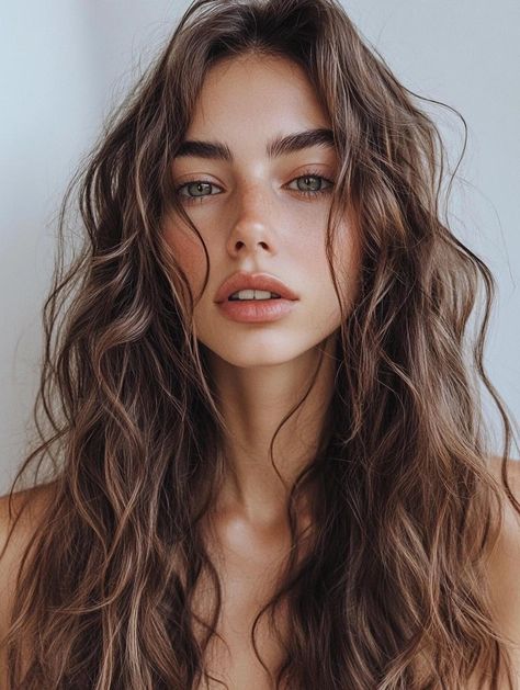 Long Wavy Hairstyles: Elegant and Effortless Waves for Every Occasion Curtain Bangs Long Wavy Hair, Wavy Haircuts Long, Braid Long Hairstyles, Face Framing Layers Wavy Hair, Long Wavy Haircut, Haircuts For Naturally Wavy Hair, Curly Wavy Hairstyles, Long Wavy Haircuts, Long Wavy Hairstyles