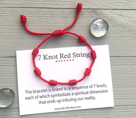 The bracelet is linked to a sequence of seven knots, each of which symbolizes a spiritual dimension that ends infusing our reality. It is also believed that the red string helps to channel positive energy for good luck and provide protection against evil. Bracelet Features: (1) 1.5mm Durable Twisted Nylon Cord (2) Bracelet is adjustable to fit most wrist sizes (3) Bracelet thickness (width) is 1.5mm (4) Please contact me if you need clarification Red String Of Fate Bracelet, Nutcracker Watercolor, Evil Bracelet, 26th Wedding Anniversary, String Of Fate, Red String Of Fate, Kabbalah Bracelet, Bracelet Evil Eye, Good Luck Bracelet