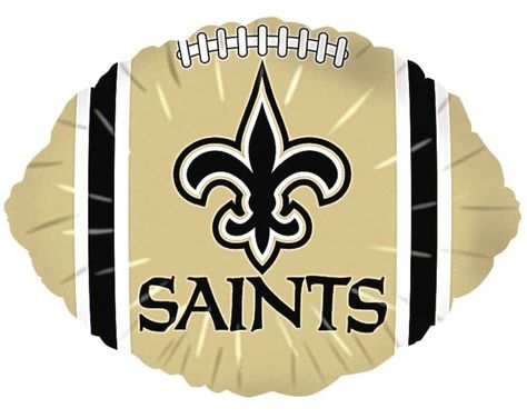 New Orleans Saints Party Favors, New Orleans Saints Ornaments, Saints Football Party, Football Balloons, Craft Preschool, New Orleans Saints Football, Football Theme Party, Unique Party Favors, Saints Football