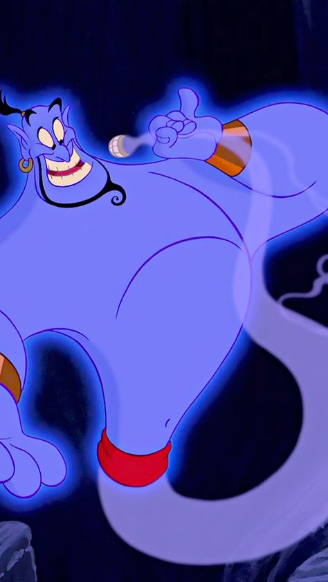 Genie Aladin Disney, Aladdin Wallpaper, Disney Sidekicks, Disney Movie Scenes, ポップアート ポスター, Genie Aladdin, 디즈니 캐릭터, Disney Background, Disney Wall