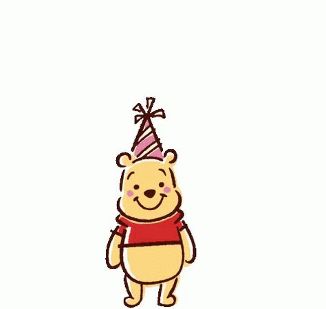 Winnie The Pooh GIF - WinnieThePooh - Discover & Share GIFs Winnie The Pooh Happy Birthday, Pooh Happy Birthday, Winnie The Pooh Gif, Winnie The Pooh Drawing, Piglet Winnie The Pooh, Happy Birthday Gif, Pooh Birthday, Winnie The Pooh Pictures, Birthday Cartoon