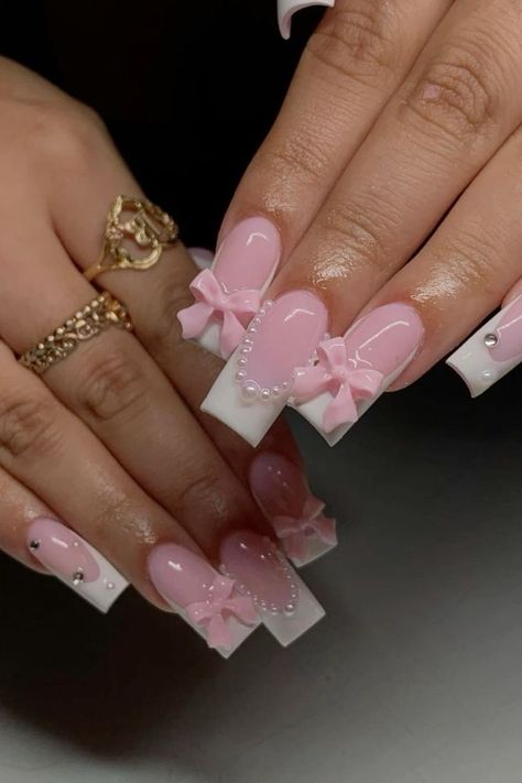 spring nail idea spring nails inspiration spring nails and makeup 2023 spring nails 2023 gel spring nails designs spring nails design spring nails 2023 acrylic spring nail 2023 acrylic spring nails looks spring nails look spring nail 2023 spring nails2023 spring nails aesthetic spring nails trendy spring nail simple spring nails inspo spring graduation nails spring nail sets summer nails may nails coffin nails cute funky nails summer nails 2024 fairy nail art vibrant summer nails shorties nails Coquette Nails Long Square, Pink Nails With Bow Charm, Summer Theme Nails, Pink Graduation Nails, Spring Nails2023, Nails 2023 Acrylic, Spring Nail 2023, Nail 2023 Spring, Nails Shorties