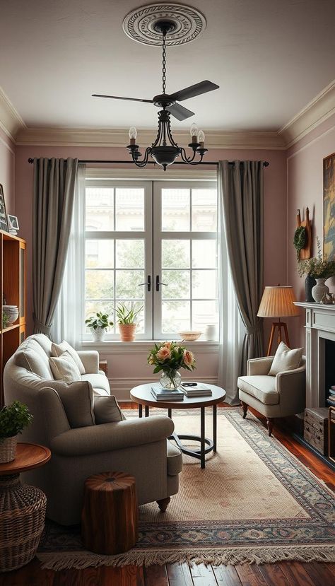 Add a touch of nostalgia to your living room with vintage-inspired cozy decor. Mix antique finds with modern comforts. #VintageDecor #CozyLiving #TimelessStyle Antique Finds, Cozy Decor, House Paint, Organizing Ideas, Cozy Living Rooms, Paint Ideas, Cozy Living, House Painting, Vintage Decor