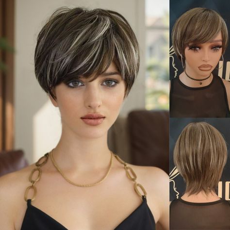 Women pixie cut