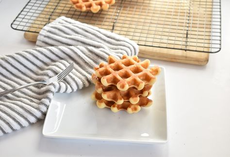 Belgian Liege Waffle Recipe, Gluten Free Waffle Mix, Pearl Sugar Waffles, Leige Waffles, Liege Waffles Recipe, Sweet Waffles, Liege Waffles, Belgian Waffles Recipe, Liege Waffle