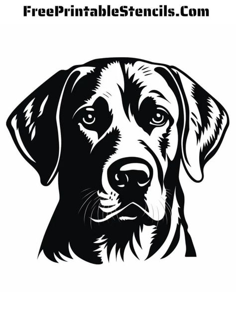 Free Printable Labrador Retriever Stencils - Free Printable Stencils Hunting Drawings, Free Printable Stencils, Printable Stencils, Labrador Retriever Art, Dog Stencil, Free Stencils Printables, Stencils Printables, Bottle Display, Dog Coloring Page