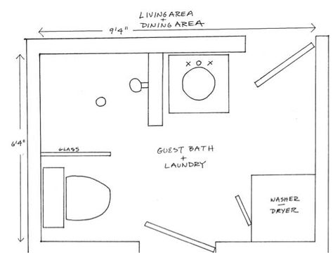 small laundry bathroom combo designs | Tiny House Blog , Archive Two Bathroom/Laundry Ideas within the ... Small Laundry And Bathroom Combo, Bathroom Laundry Combo Floor Plans, Small Bathroom Laundry Combo, Bath Laundry Combo, Bathroom Laundry Room Combo, Laundry Bathroom Combo, Small Bathroom Floor Plans, Mini Bad, Tiny House Blog