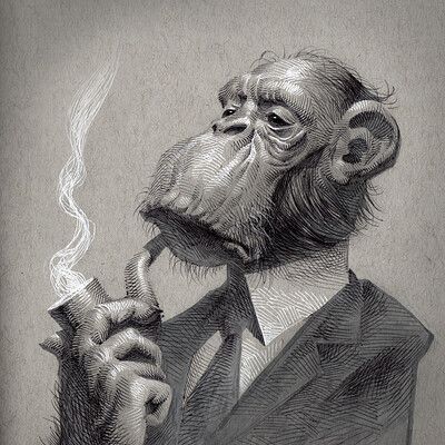 Kevin Keele, Hard Images, Caricature Art, Pencil Creative, Monkey Art, Art Sketches Pencil, Dad Tattoos, Creating Artwork, Frog Art