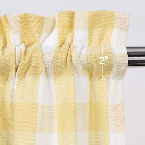 CAROMIO Buffalo Examine Kitchen Curtains 36 Inches, Buffalo Plaid Gingham Brief Tier Curtains for Home windows Rest room Window Curtain Cafe Curtains, Yellow, https://www.countrycurtains.net/caromio-buffalo-check-kitchen-curtains-36-inches-buffalo-plaid-gingham-short-tier-curtains-for-windows-bathroom-window-curtain-cafe-curtains-yellow/,  , Worth: (as of - Particulars) Prepared Made: 2 panel... Short Cafe, Curtains Yellow, Half Window Curtains, Windows Bathroom, Cafe Curtains Kitchen, Bathroom Window Curtains, Rest Room, Yellow Curtains, Bathroom Window