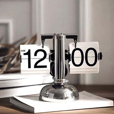 Flip Desk Clock, Digital Flip Down Clock, Retro Minimalist Single Foot Mechanical Auto Flip Clock Desk Clock for Home Livingroom(White) : Amazon.ca: Home Retro Flip Clock, Flip Desk, Desk & Shelf Clock, Table Flip, Car Clock, Desktop Clock, Retro Desk, Retro Minimalist, Creative Tables