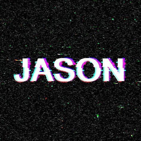 Jason name typography glitch effect | free image by rawpixel.com / Pam Jason Name, Animated Heart Gif, Name Typography, Christian Iphone Wallpaper, Animated Heart, Greek Heroes, Glitch Effect, Free Illustration Images, Heart Gif