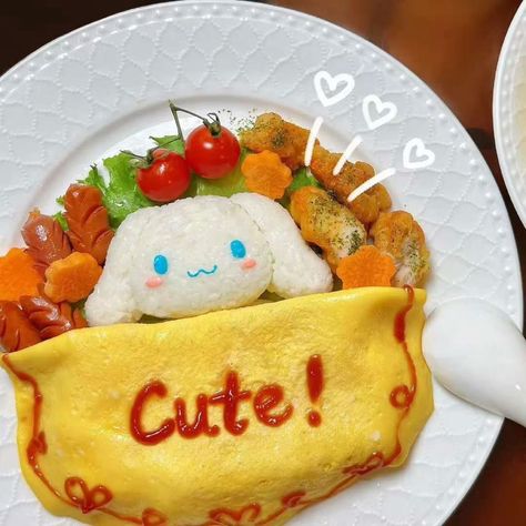 kimi on Twitter: "https://t.co/IKnYZOqOCU" / Twitter Cinnamoroll Food, Kawaii Cooking, Cute Snacks, Cute Food Art, Yummy Comfort Food, Food Recepie, Kawaii Food, Japan Food, Cute Desserts